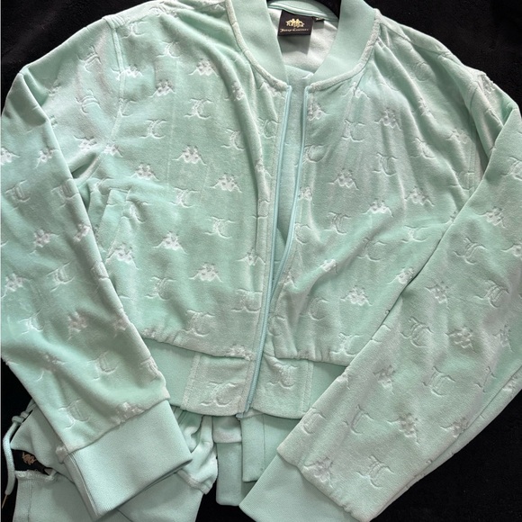 Juicy Couture Other - Kappa x Juicy Couture Mint Green zip up & pants